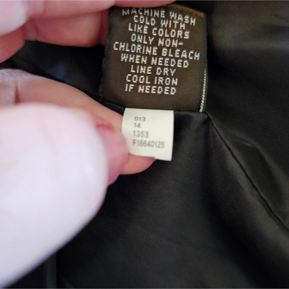 Merona women's black pin stripped dress jacket size 8 - Picture 14 of 14